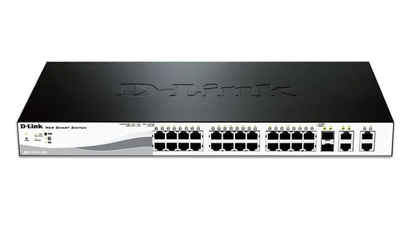 D-Link DES 1210 Managed Switch - 24 Ethernet Ports & 2 Combo Gigabit SFP Ports & 2 Ethernet Ports
