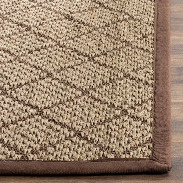 Safavieh Natural Fiber Natural & Brown 8& x 10& Rug