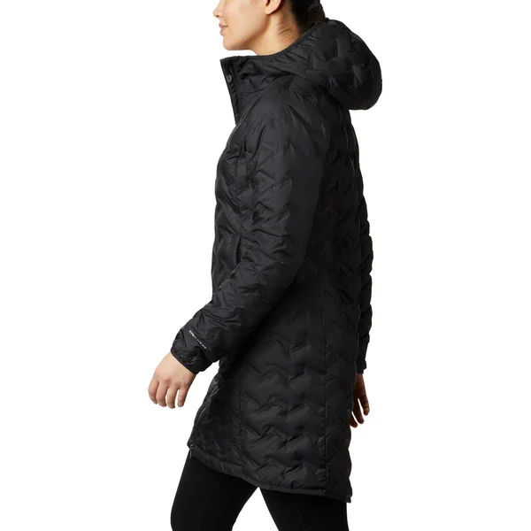 Columbia Delta Ridge Long Down Jacket - Women's Black - Xs