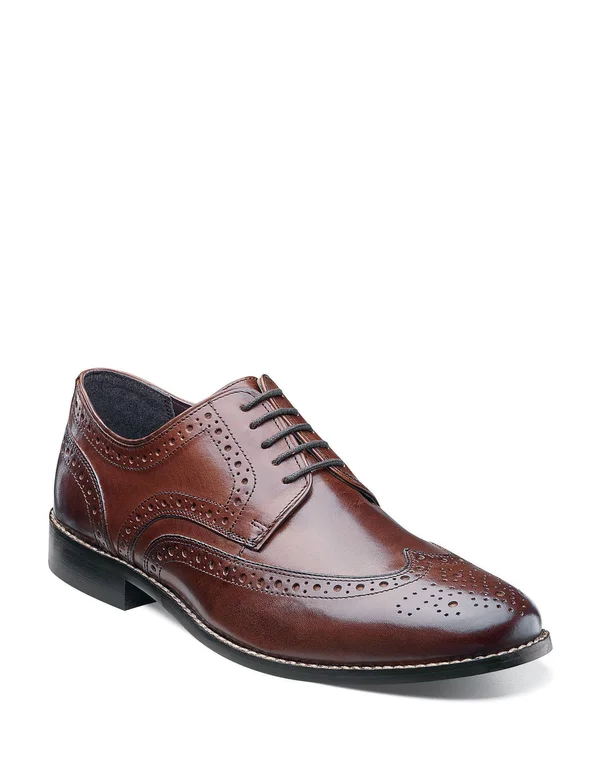 Nunn Bush Men's Nelson Wing Tip Oxford, Size: 10, Brown