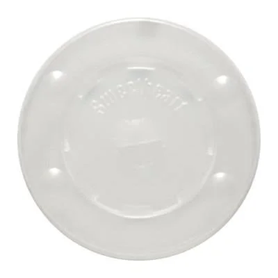 Solotranslucent Straw Slot Lids for Plastic Cups - Case of 2000