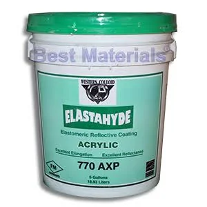 Elastahyde 770 White Elastomeric Acrylic Roof Base Coat 5G, from Western Colloid