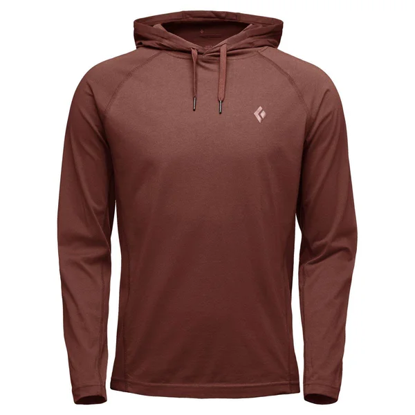 Black Diamond Crag Hoody - Men's:Lightweight - comfy cotton/poly blend hoody for climbing or rest days