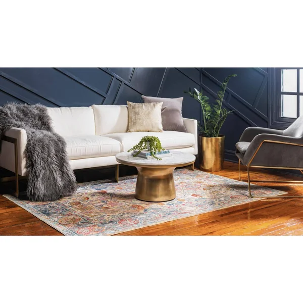 Unique Loom Austin Fortissimo Area Rug - 9& x 12& - Beige
