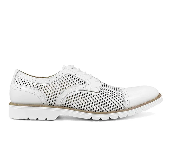 Stacy Adams Shoes Ellery Cap Toe Oxford White Size 12
