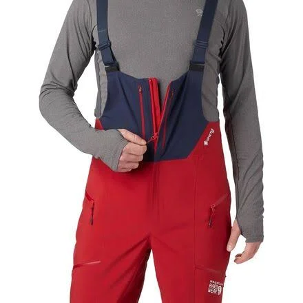 Mountain Hardwear Men's Exposure/2 GTX Pro Bib XL Regular - Dark Brick