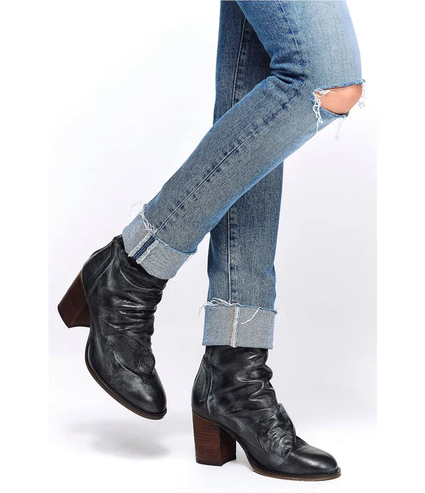Free People Women's Elle Block Heel Booties