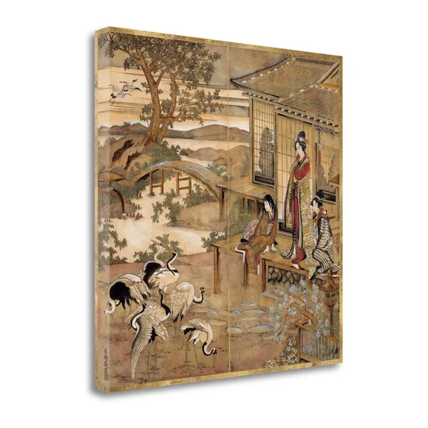 35x22 x 35x22 Evening Sun Over Hokkaido Giclee Print on Gallery Wrap Canvas
