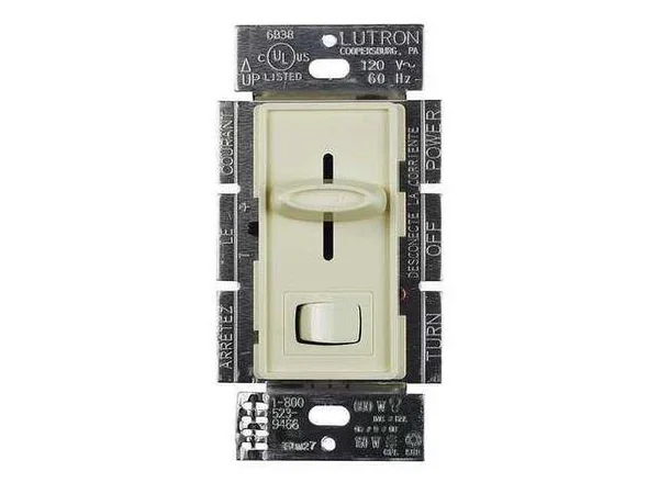 Lutron SF-12P-277-3-IV - Skylark 3-Way Fluorescent Dimmer - Ivory