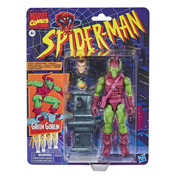 Marvel Legends Spider-Man Green Goblin Retro Action Figure