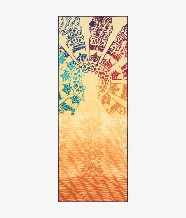Manduka Yogitoes Yoga Mat Towel, Green