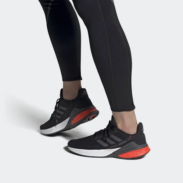 Adidas Response SR Men's Running Shoes - Size: 8, Black