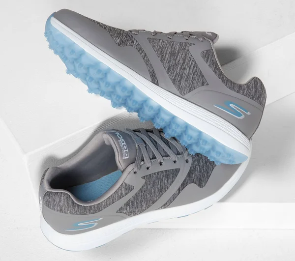 Skechers Go Golf Max Cut (Grey/Blue) Women's Golf Shoes