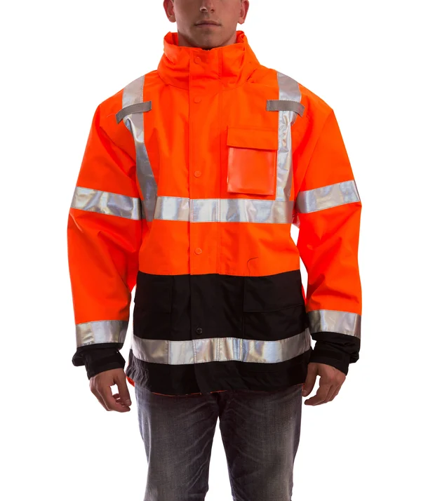 Tingley J24129 Icon Jacket - Fluorescent Orange/Red/Black, Medium