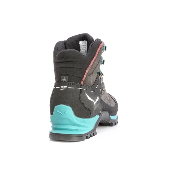 Salewa Women's MTN Trainer Mid GTX Boot - 7.5 - Magnet - Viridian Green