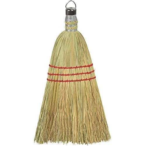 Whisk Broom - 7 1/2', Tan/Yellow, 12/Case