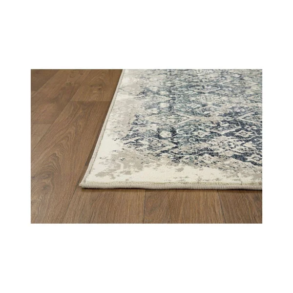 Kas Heritage 9372 Ivory/Blue Anna Area Rug 7&7x22 x10&10x22