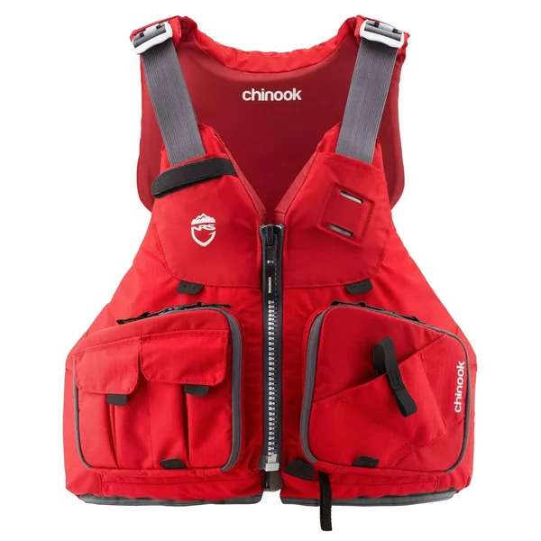 NRS - Chinook Fishing PFD L-XL, Red
