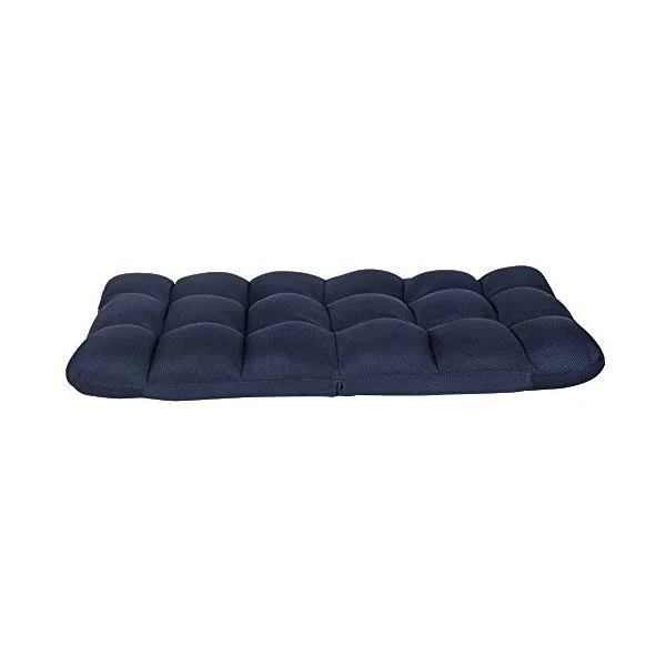 Sundale Outdoor Indoor Adjustable Soft-Brushed Polyester Cord Five-Position Multiangle Floor Chair - navy Blue