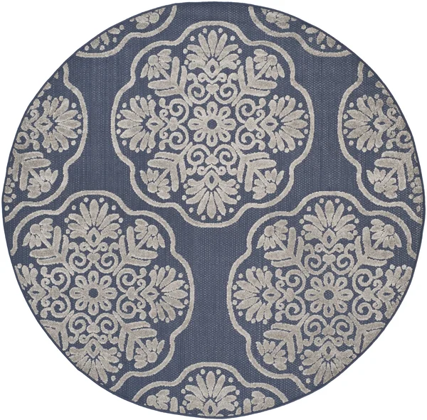 Safavieh Cottage COT911A Navy - Creme Rug 2&3x22 x 8& Runner