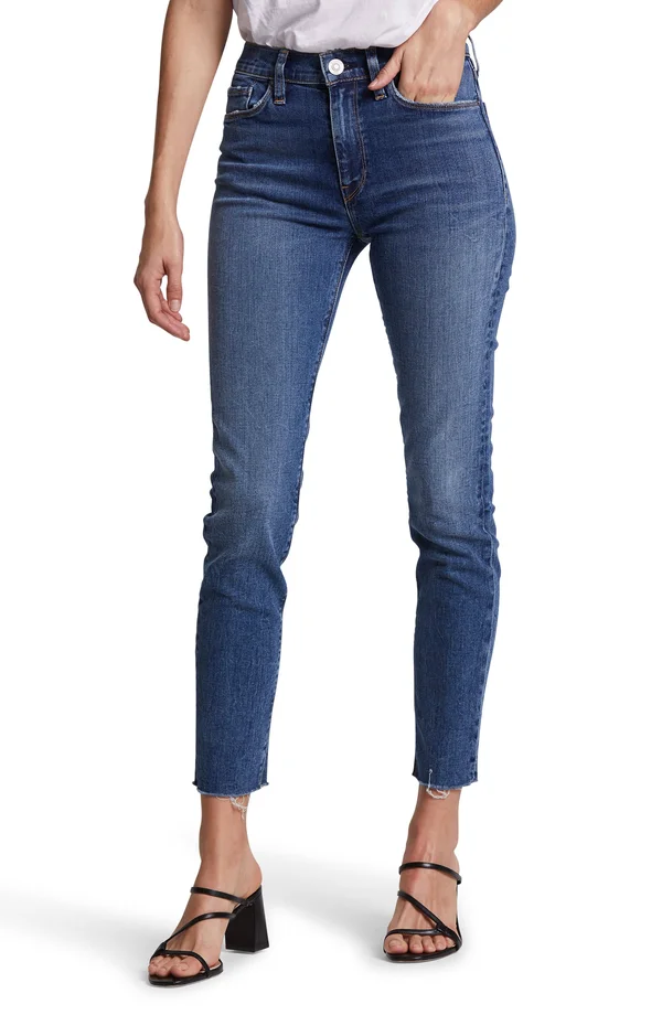 Hudson Jeans Barbara High-Rise Super Skinny Ankle Jean - Surpass, 26