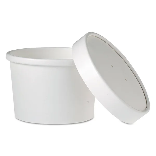 Flexstyle Double Poly Food Combo Pack - 8 oz, White, 25-Pack, 3.6 x 2.4 inches
