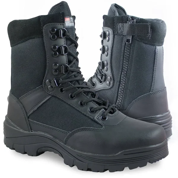 Mil-Tec Tactical Side Zip Boots - Black, US 6