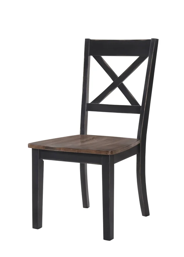 A La Carte 2-pk Chair - Black