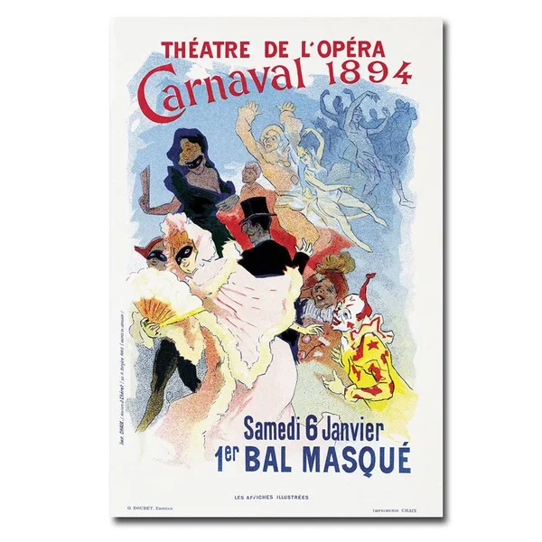 Trademark Global 16x24 Inches Jules Cheret Theatre De LOpera 1894