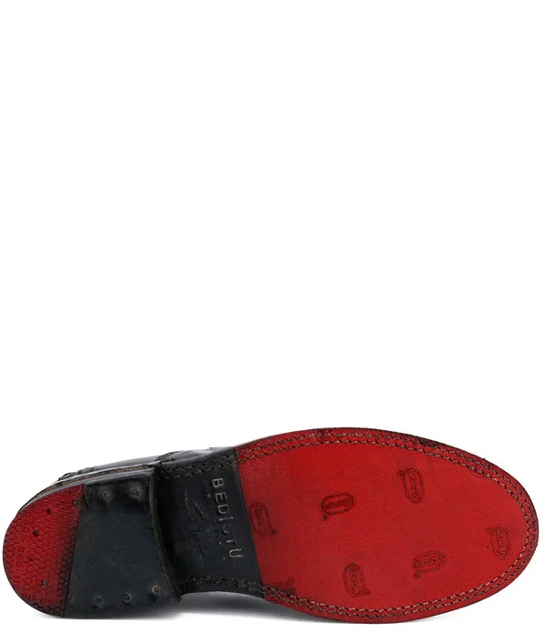 Bed|Stu Rose Women's Leather Slip on 6.5 - Teak Dip Dye