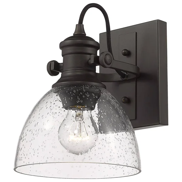 Golden Hines 1 Light Bath Vanity 3118 BA1 RBZ SD (Bronze)