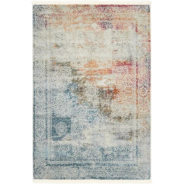 Unique Loom Marimelena Baracoa Rug, Multi (4& 3 x 6& 0)
