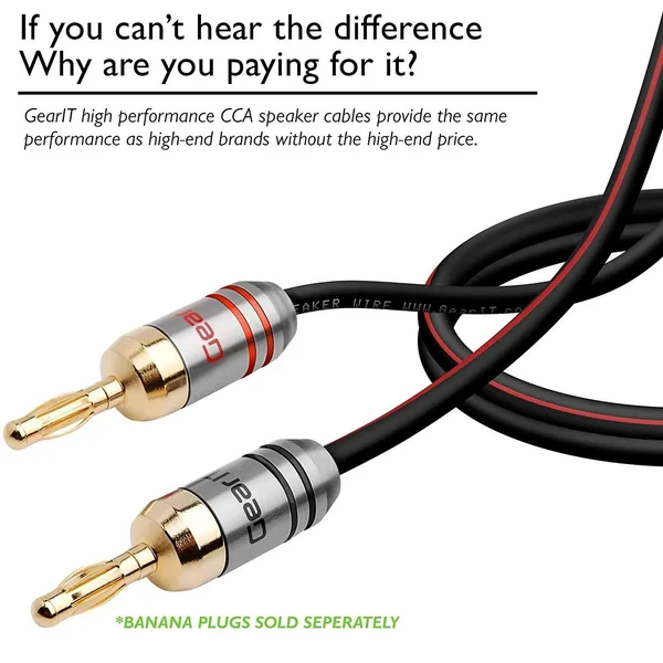 12AWG Speaker WIRE, Gearit Pro Series 12 Gauge Speaker Wire Cable 200 Feet, Use