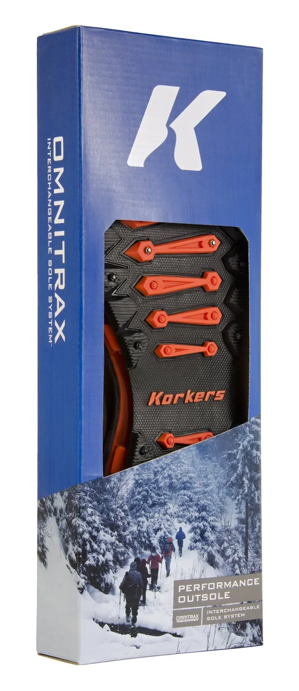 Korkers OmniTrax V3.0 IceTrac - 13 - Black, Orange