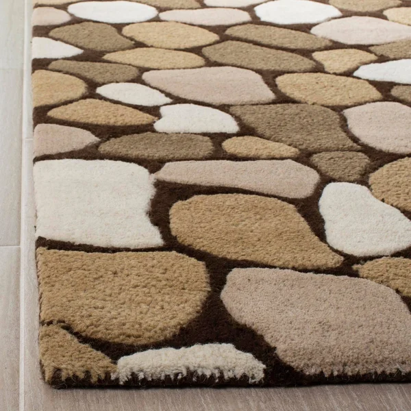 Safavieh Soho SOH814A 3&6x22 x 5&6x22 Dark Brown - Multi Area Rug