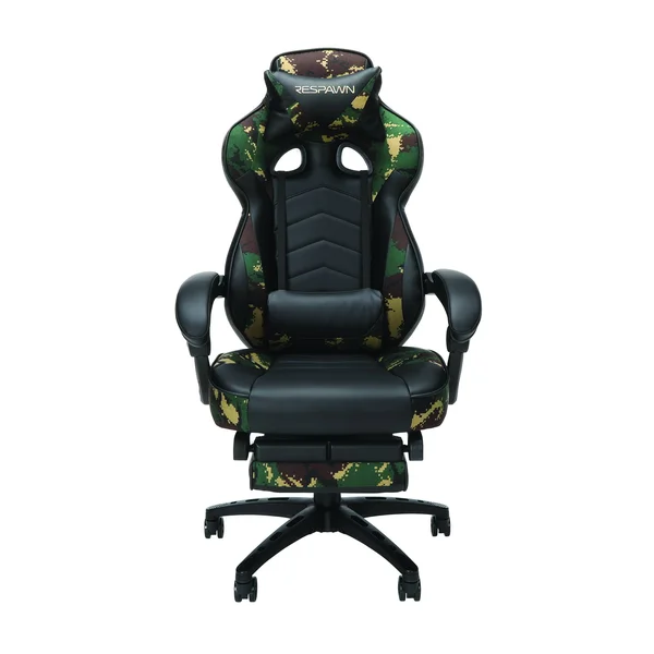 Respawn 110 Racing Style Gaming Chair - Reclining Ergonomic Chair with Footrest Forest Camo