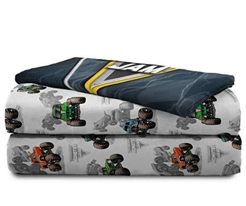 Monster Jam Slash 5 Piece Twin Bed Set - Includes Reversible Comforter & Sheet S
