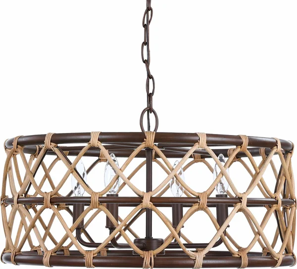 Uttermost 21534 Hilo 4 Light Drum Pendant