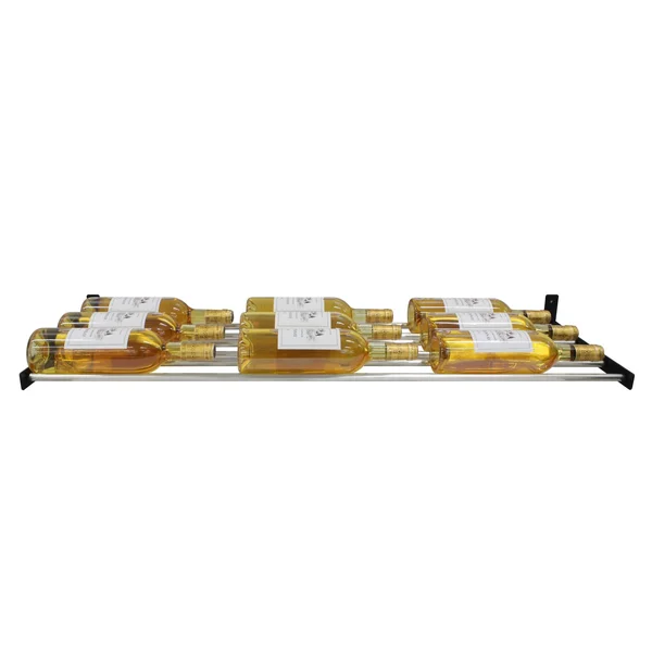 Epicureanist Wall-Mounted Horizontal Display Rack (3 Bottle Deep)