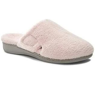 Vionic Terry Mule Slippers - Gemma - Size 8 Medium, Pink