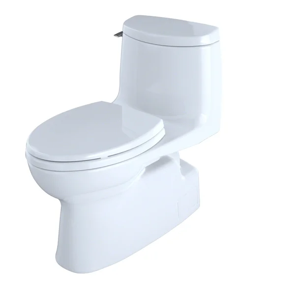 Toto Carlyle II 1G One Piece Elongated 1.0 GPF Universal Height Skirted Toilet with CeFiONtect and Right Hand Trip Lever