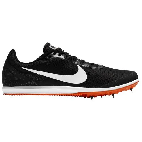 Nike Zoom Rival D 10 - Mens Mid Distance Spikes - Black/White/Iron Gray - Size 15.0
