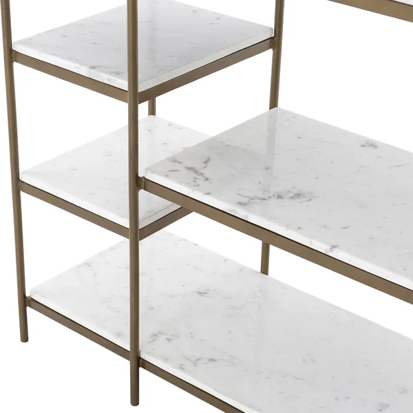Four Hands Lily Console Table - Antique Brass