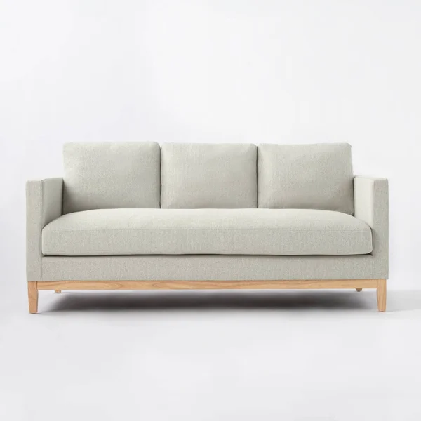 Woodland Hills Wood Base Sofa Light Gray - Threshold Designed with Studio McGee