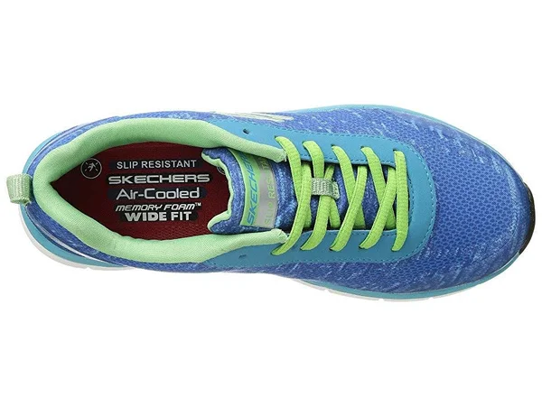 Women's Skechers Work Relaxed Fit Comfort Flex Pro HC SR Sneaker - Blue