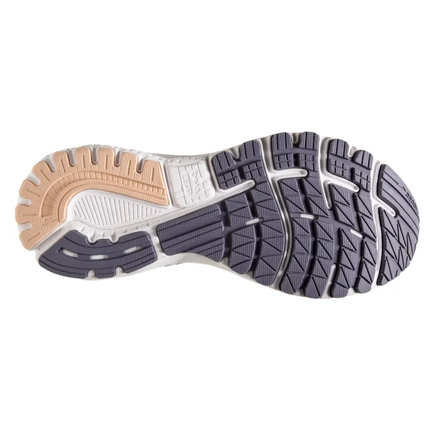 Brooks Women's Adrenaline GTS 20 - Grey - Pale Peach - White - 5.5 - 2E