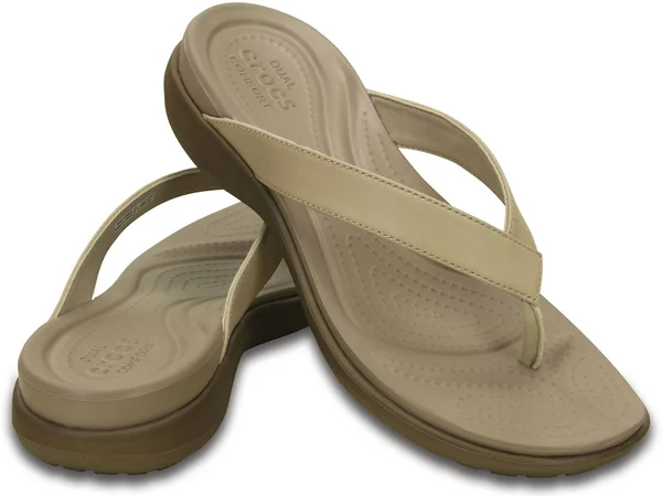 Crocs Women's Capri V Flip Flop Sandal, Size: 7 M, Brown