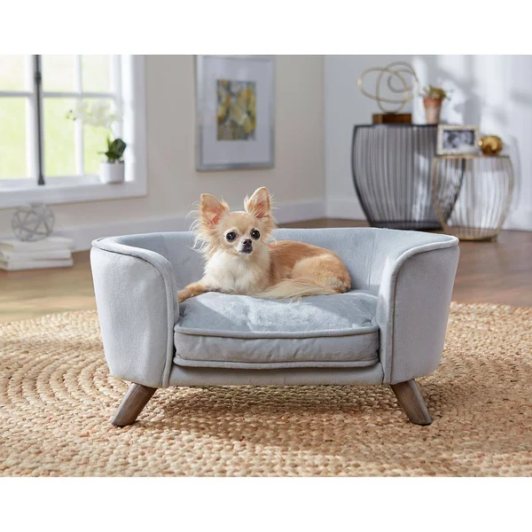 Enchanted Home Pet Romy Grey Pet Sofa