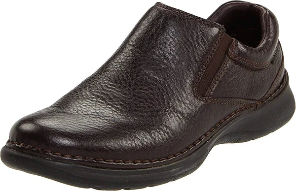 Hush Puppies Men's Lunar II Leather Shoes, Brown, 9