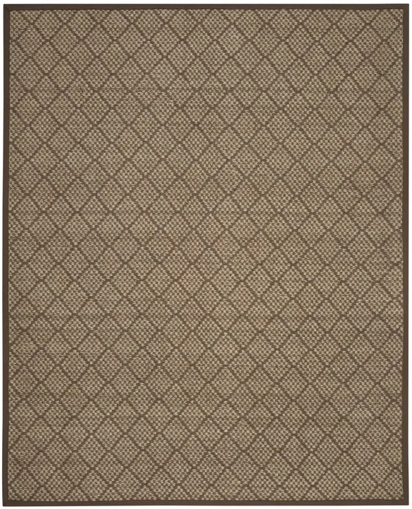 Safavieh Natural Fiber Natural & Brown 8& x 10& Rug